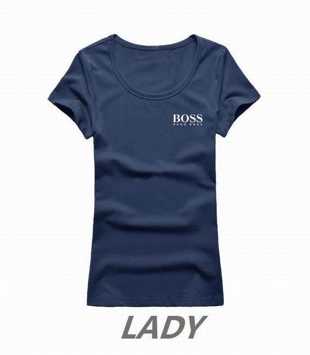 BOSS short round collar T woman S-XL-022